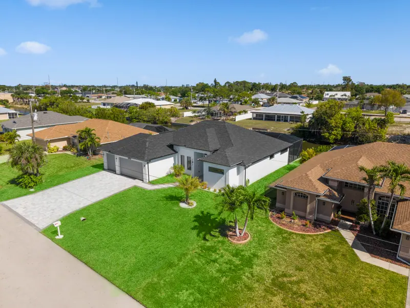Aerial view of Southwest Florida property
